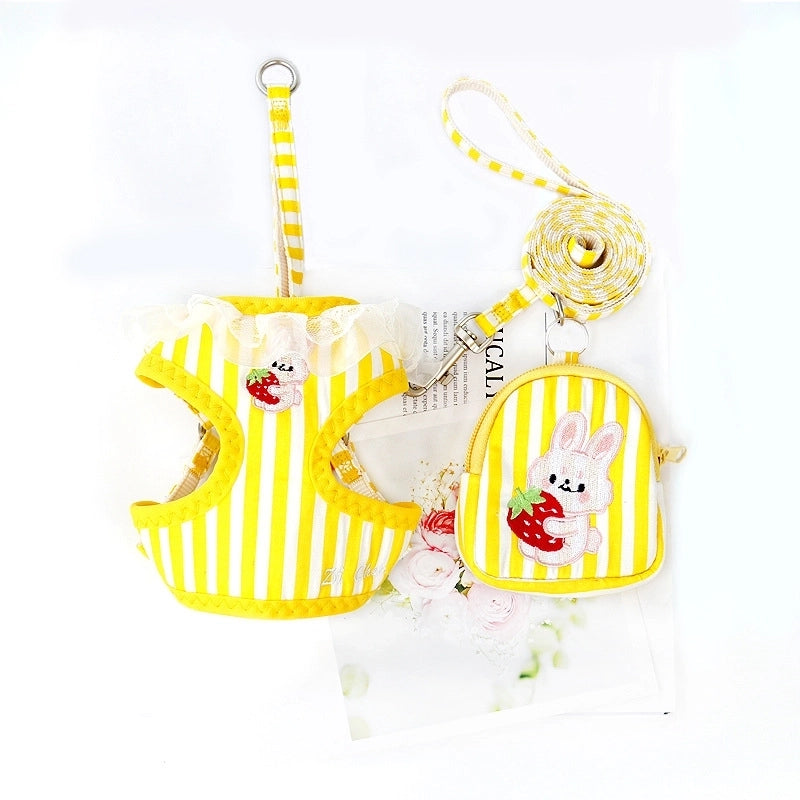 Minimalist Classic Style Nylon Letter Color Block Leash
