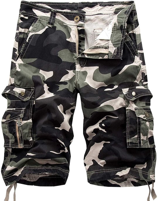 Men's Loose Cargo Shorts with Big Pocket