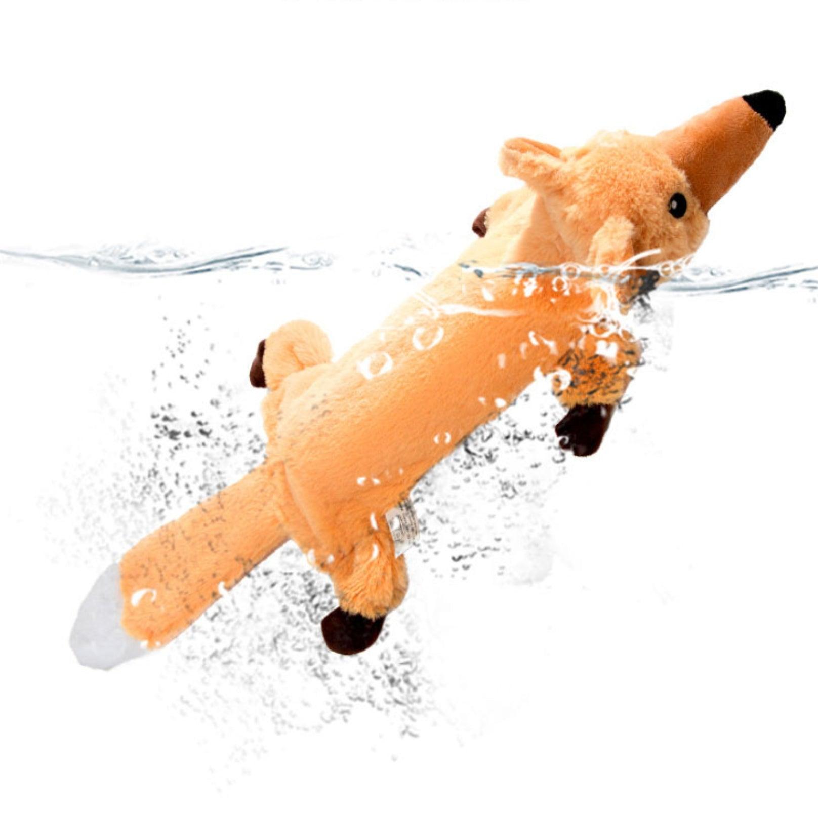 Animal Style Pocketed Plush Dog Toy - Fillable with Water Bottle for Extra Fun