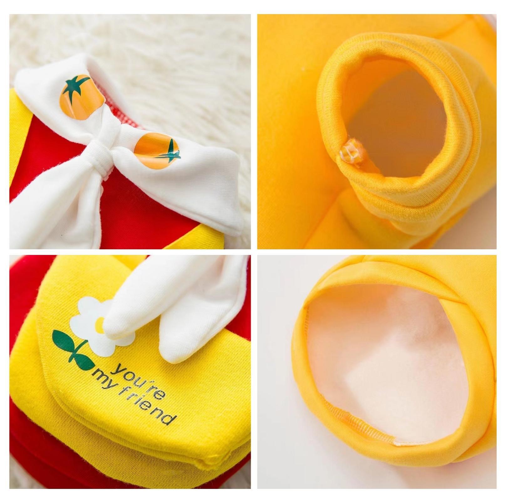 Cute Cartoon Pet Sweater with Crossbody Bag