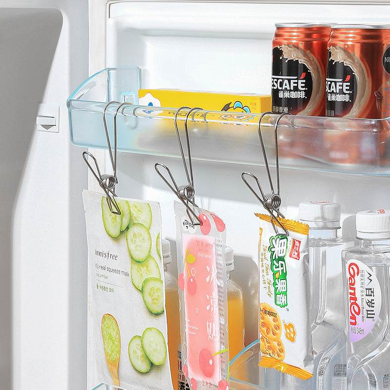 Stainless Steel Clothes Pins Hook Clip10PCS