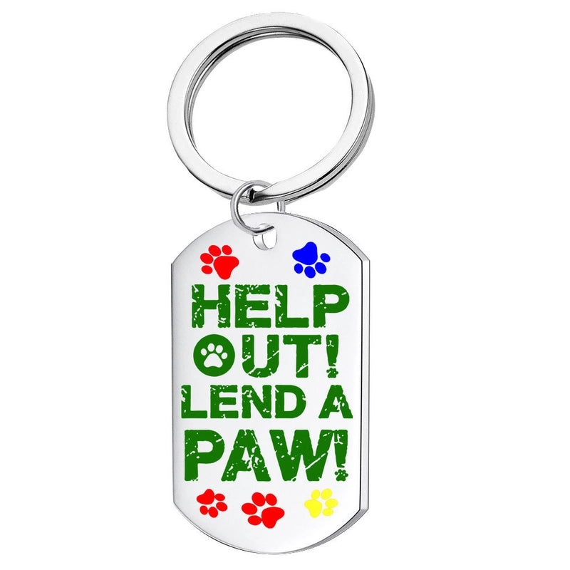 Cartoon Style Stainless Steel Letter Pet Accessories