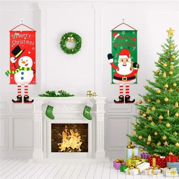 🎁 Merry Christmas Window Sign Banners