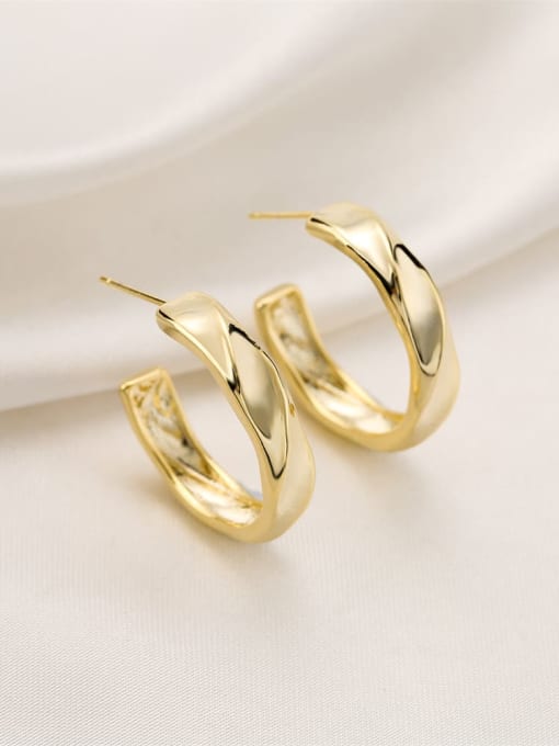 Gold Plated Hoop Earrings