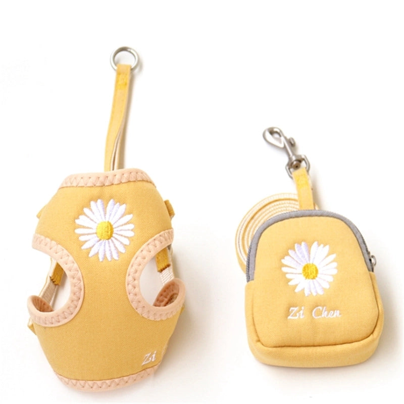 Minimalist Classic Style Nylon Letter Color Block Leash
