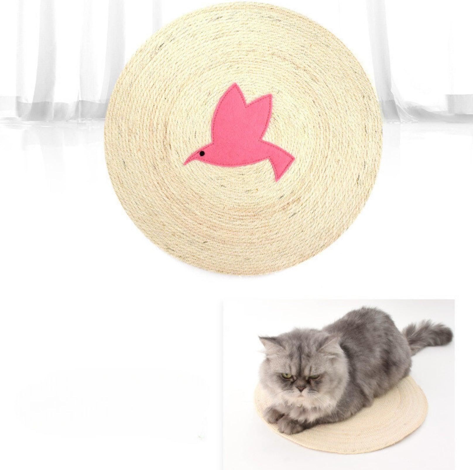 Cartoon Animal-Styled Cat Scratching Mat