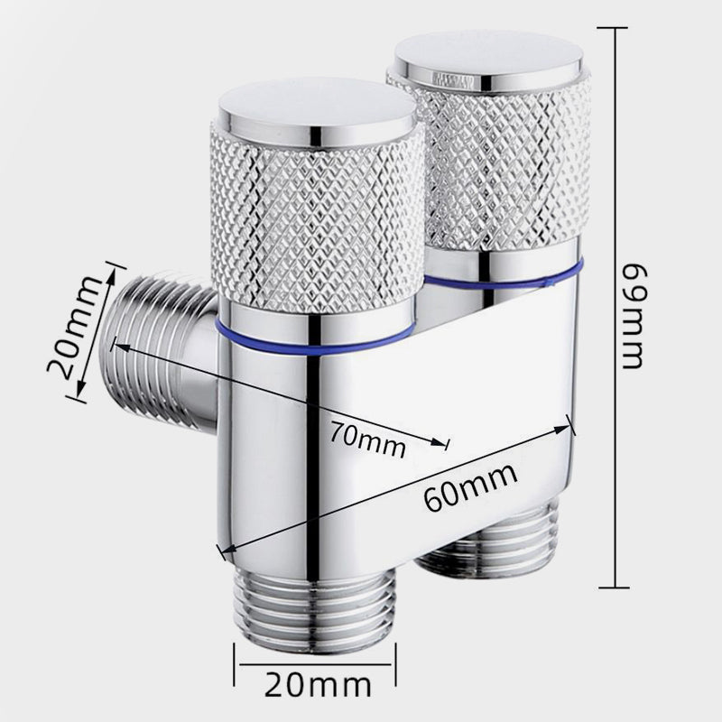 🔥New Year Special 49% OFF🔥 1/2 Double Switch Outlet Angle Valve