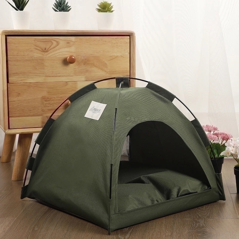Minimalist Cloth Solid Color Pet Bed