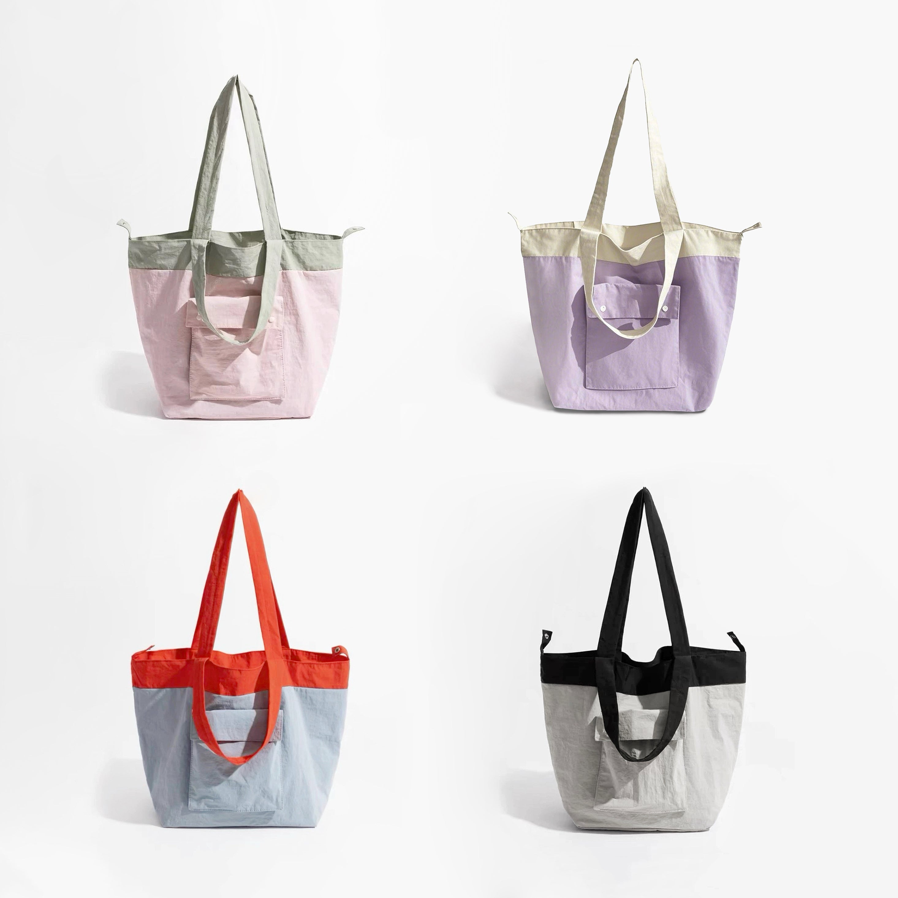 Duotone Foldable Tote Bag