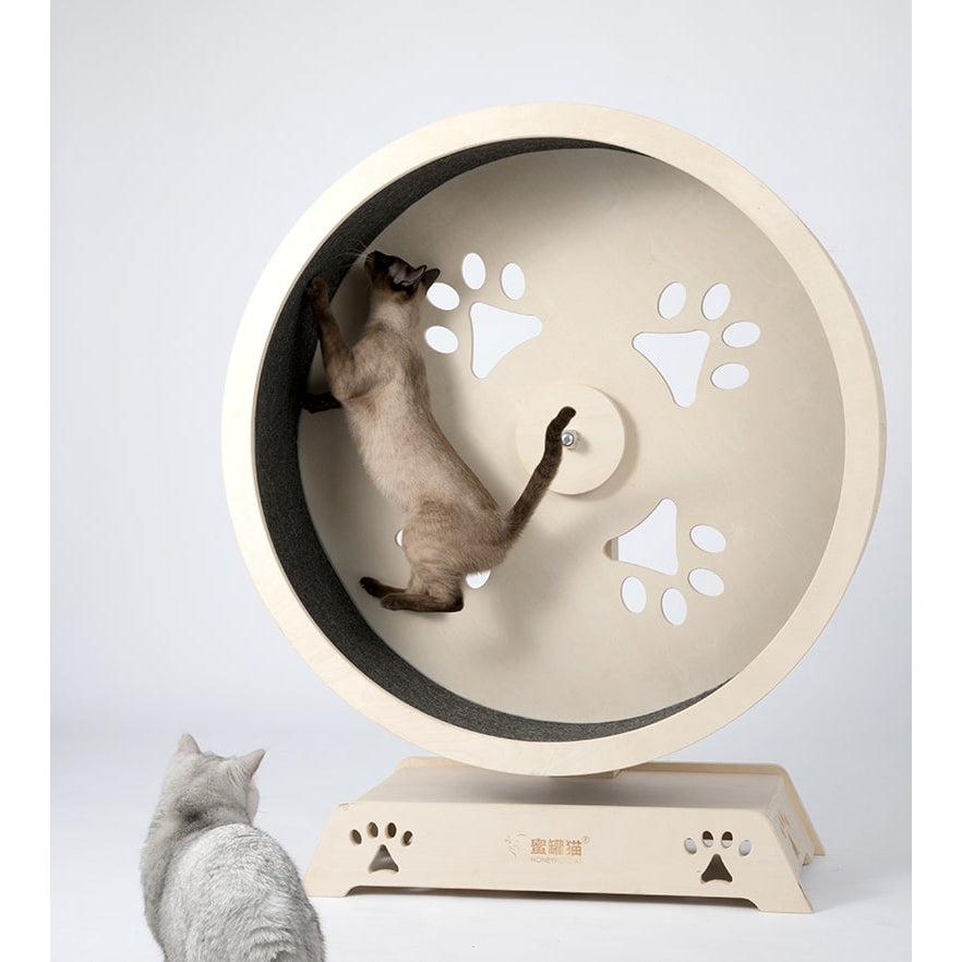 HONEYPOT PurrfectRunner Swirl & Scratch Cat Running Wheel