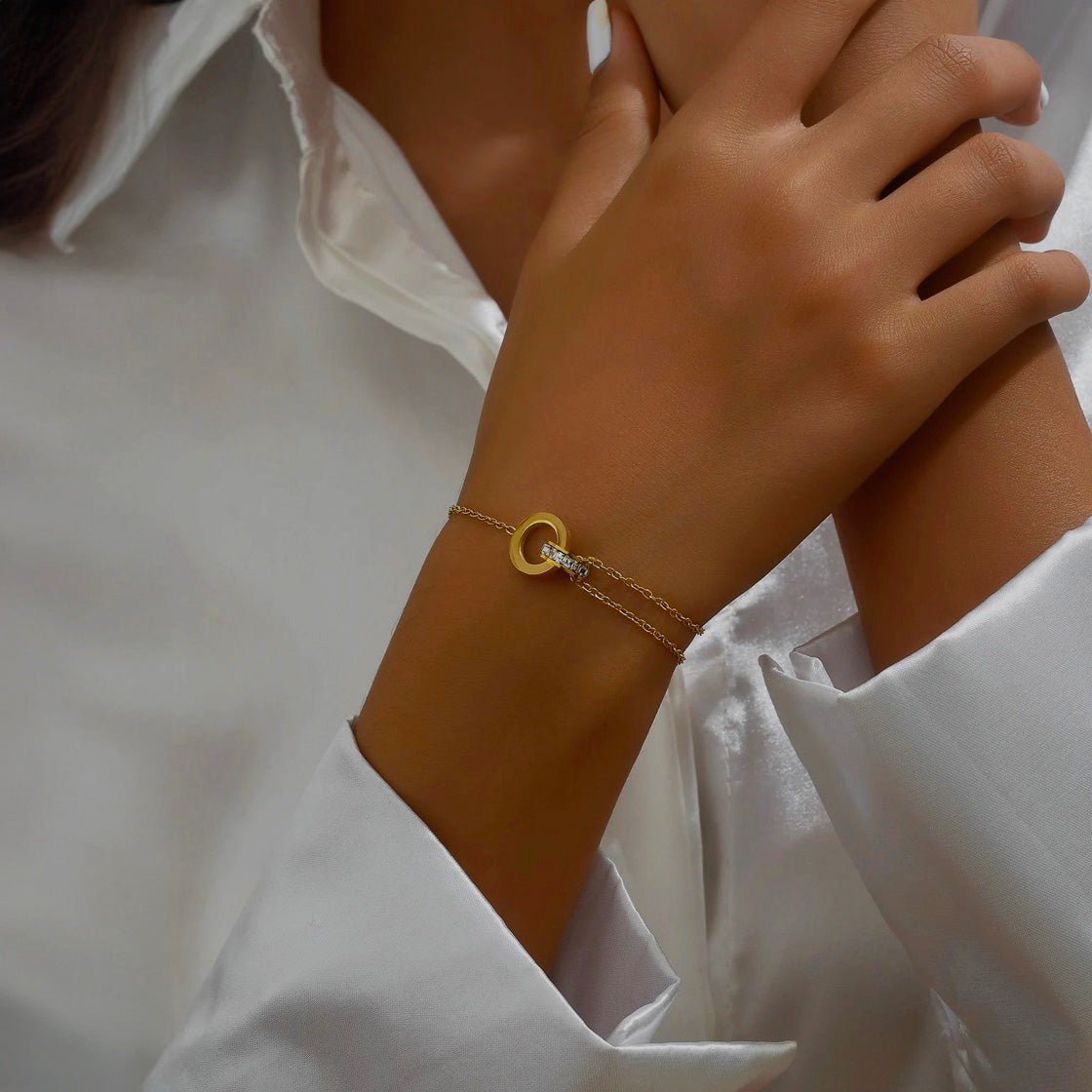 Mother & Daughter Forever Linked & Loved Bracelet