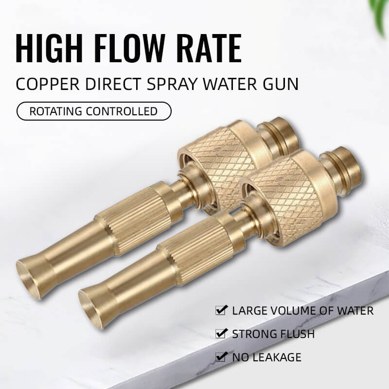 High Pressure Brass Water Hose Nozzle