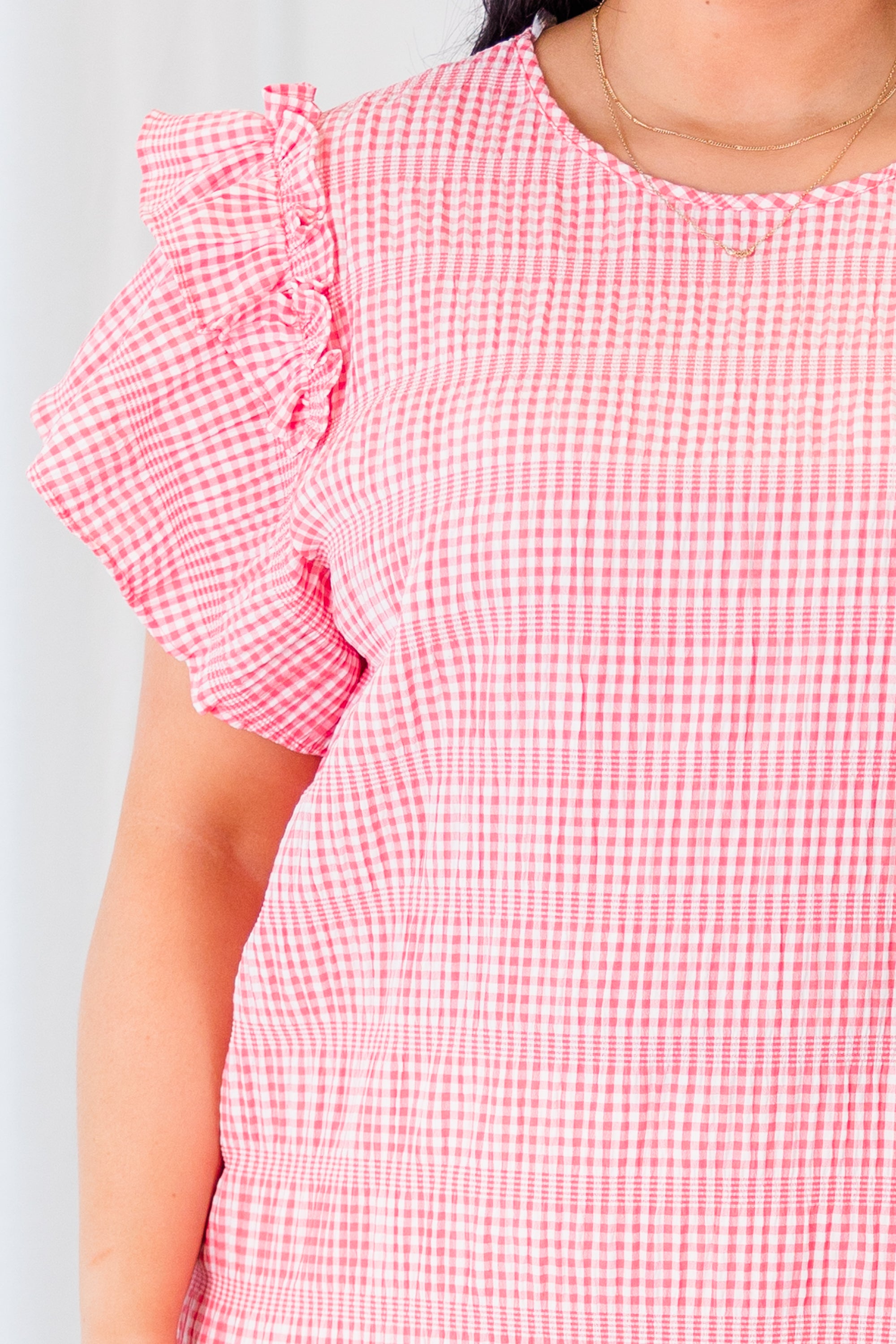 Hold Your Applause Top. Coral