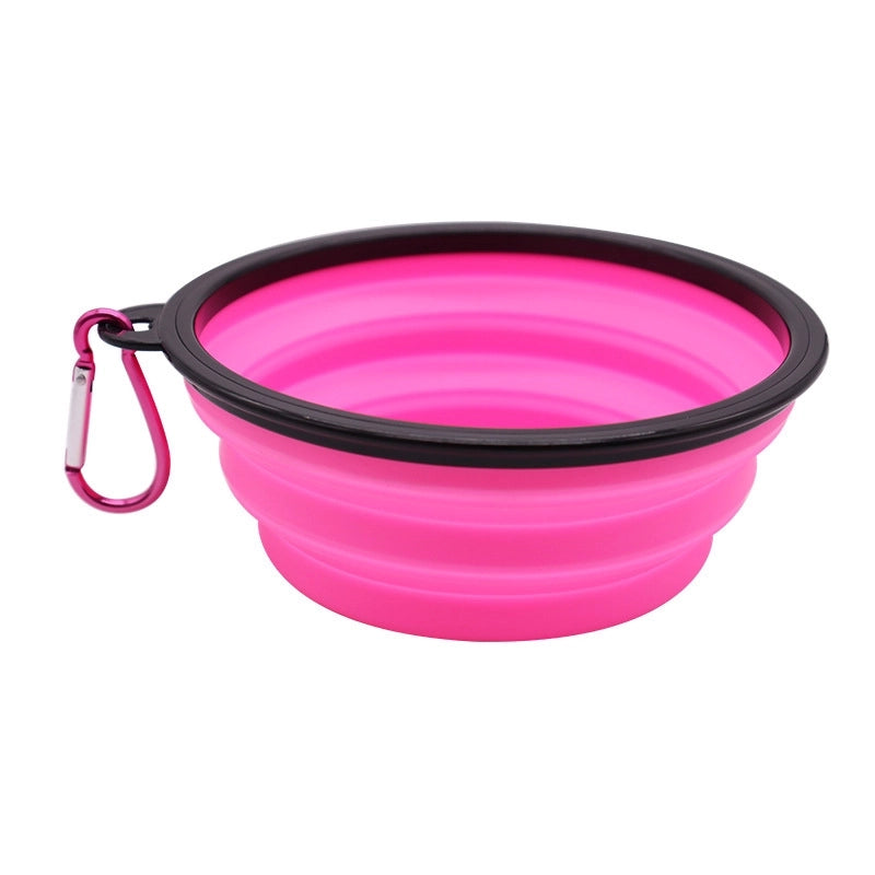 Minimalist Plastic Solid Color Pet Tableware