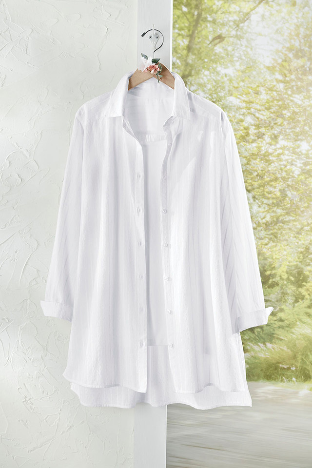 Shadow Stripe Big Shirt