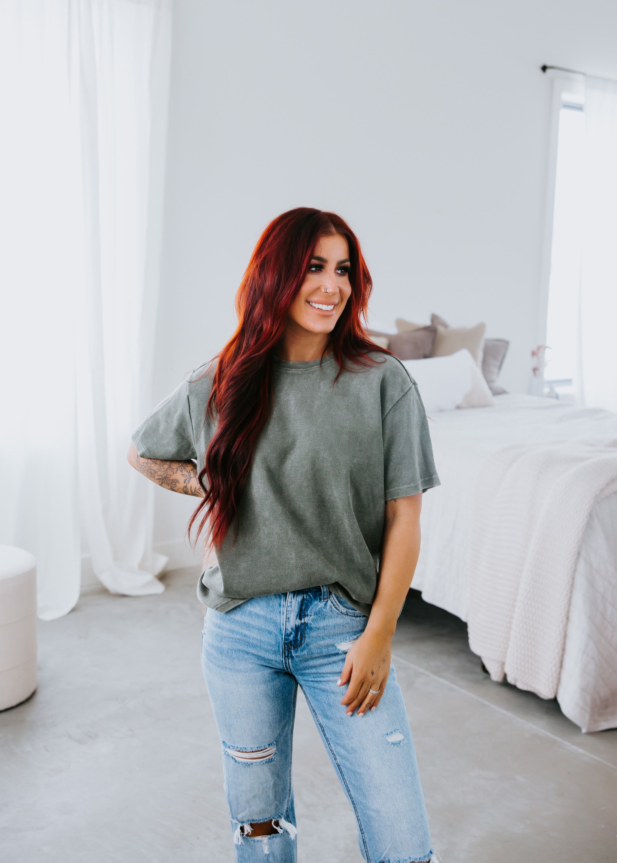 Westin Waffle Tee by Chelsea DeBoer