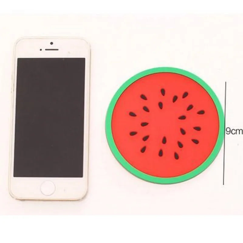 (Pack Of 6) Silicone Non-Slip Fruit Mats