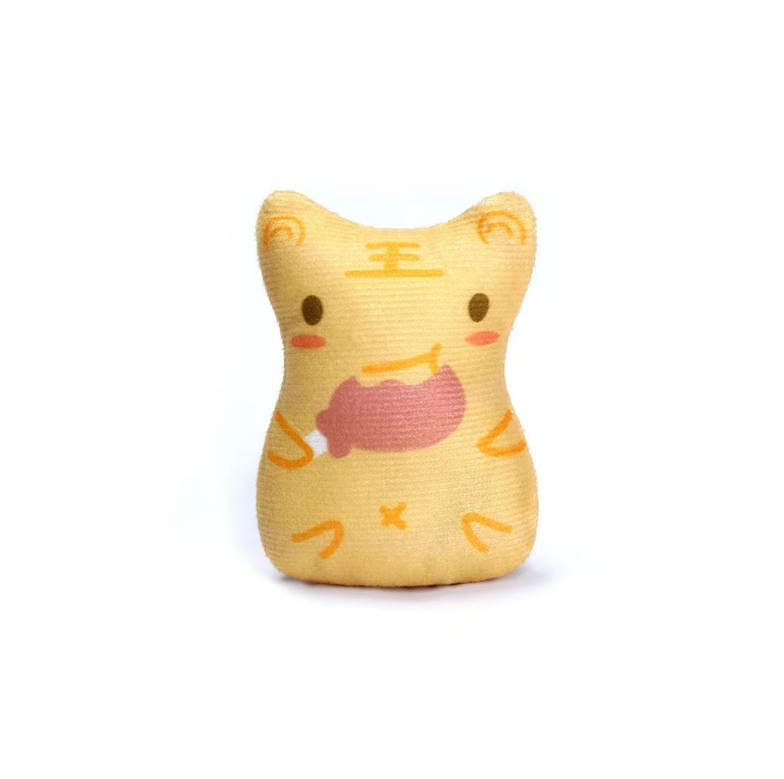 Cartoon Animal Design Chewing Cat Toys With Catnip