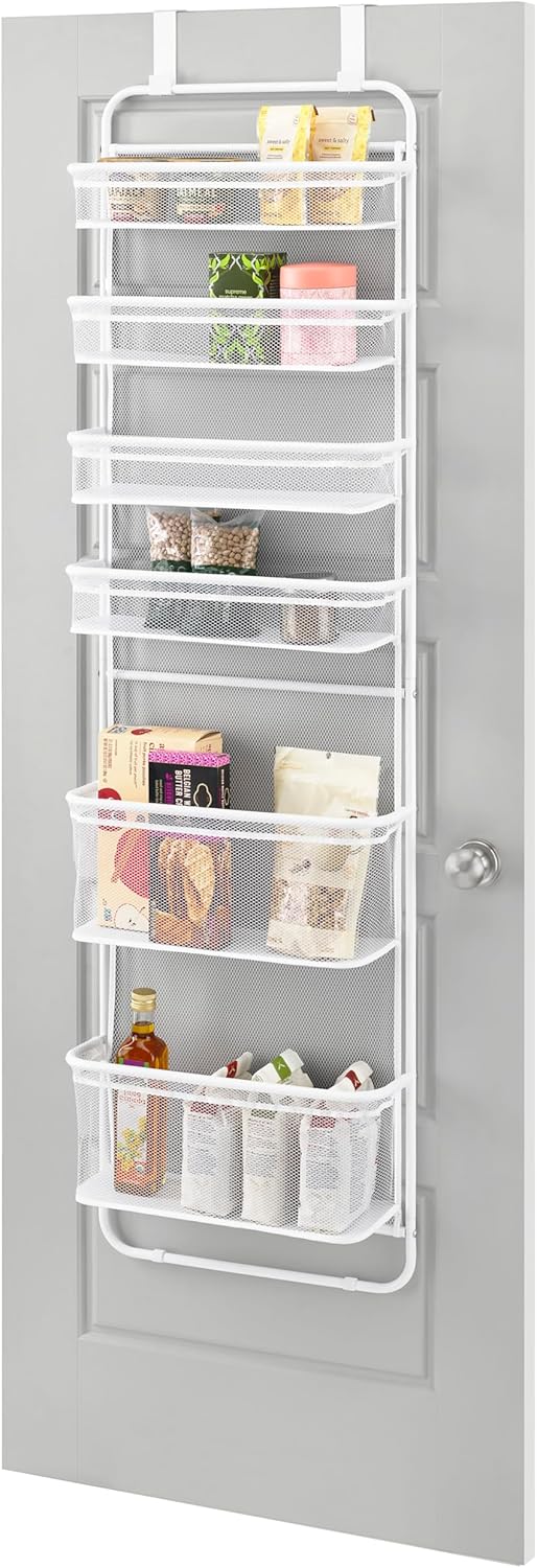 Over the Door Shoe Organizer - Holds up to 36 Pairs of Shoes - Metal & Mesh