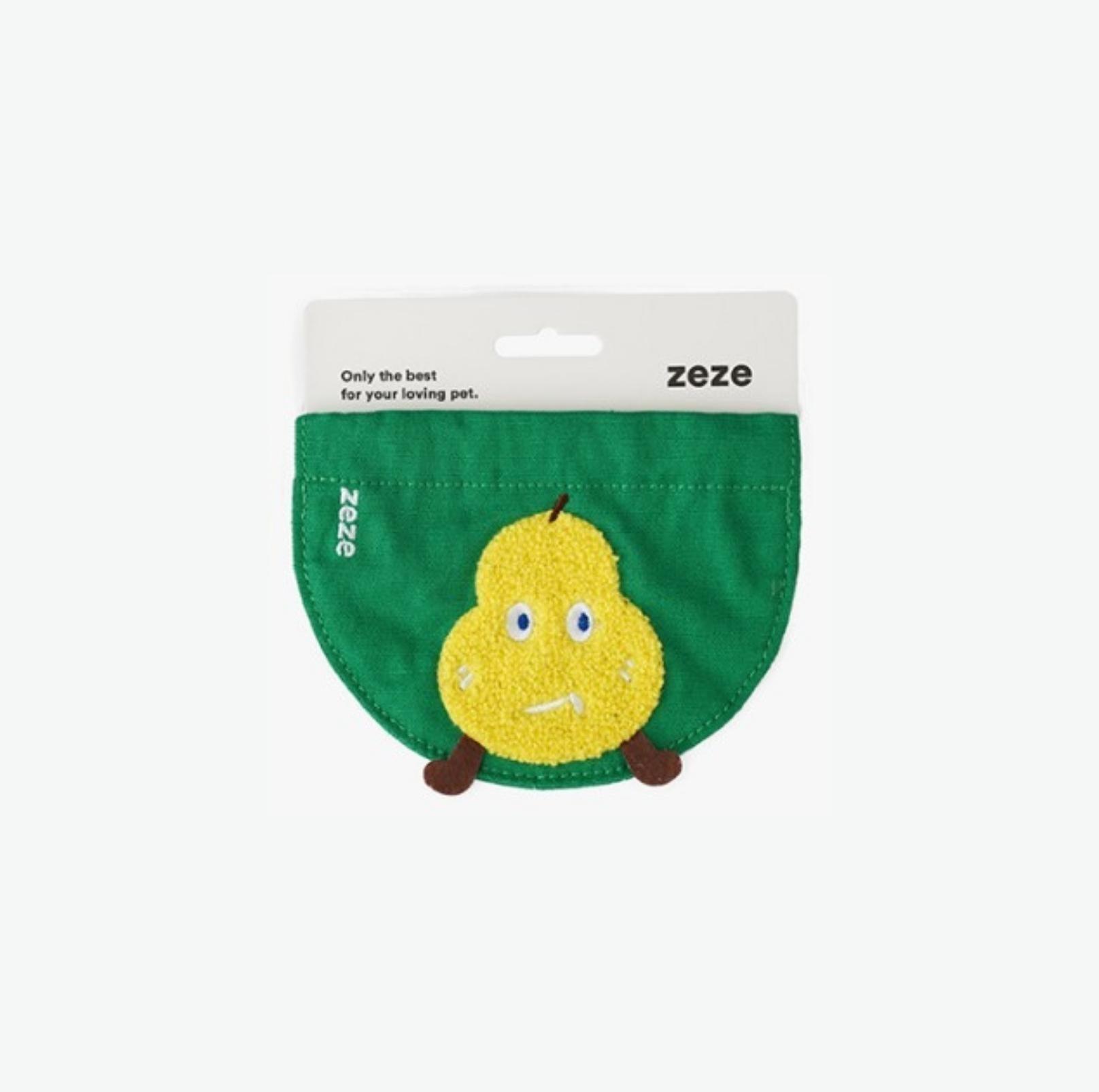 ZeZe Knitted Cartoon Fruit Pet Cat Bib