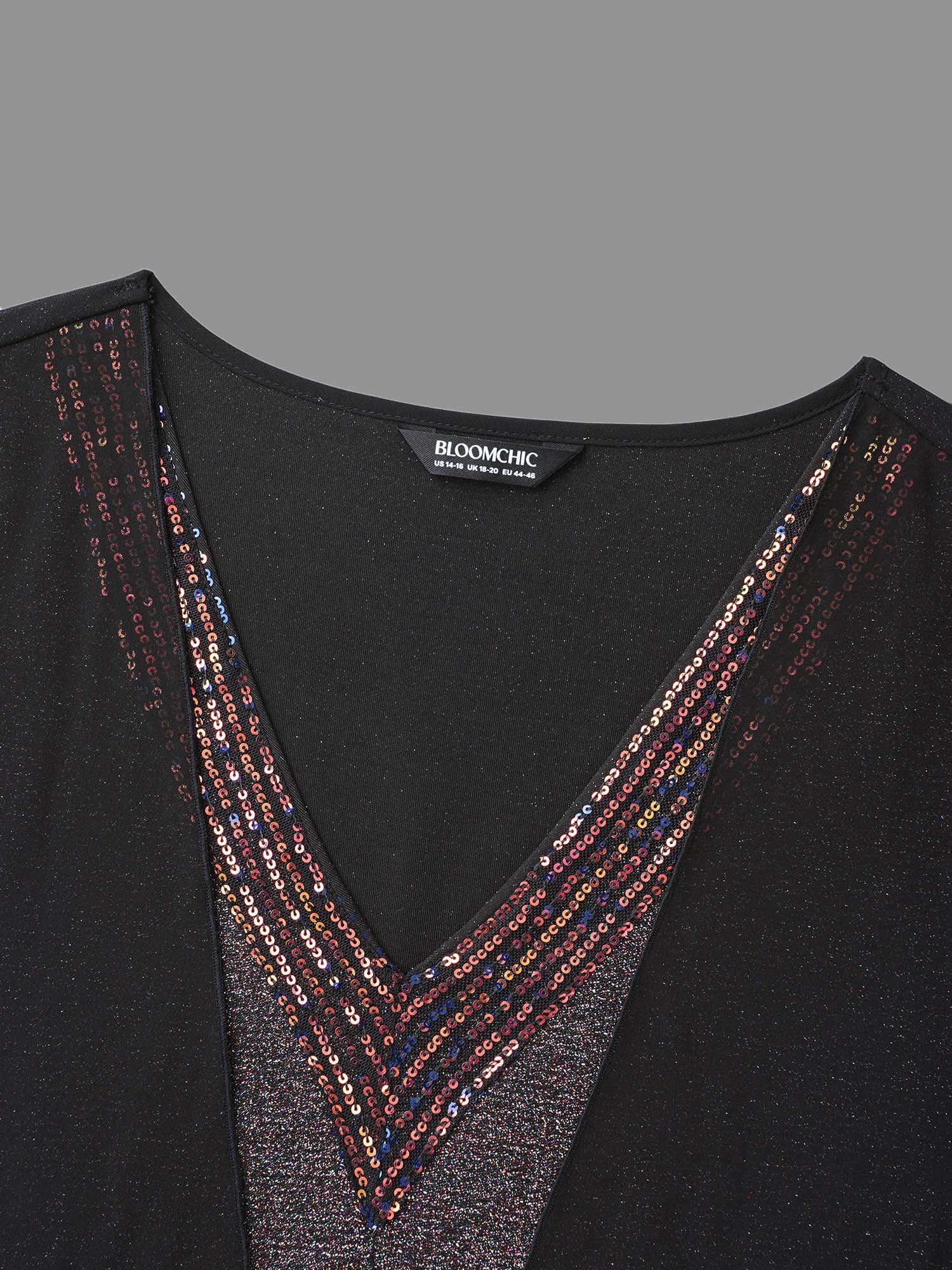 2-In-1 Sequin Patchwork Mesh Dress