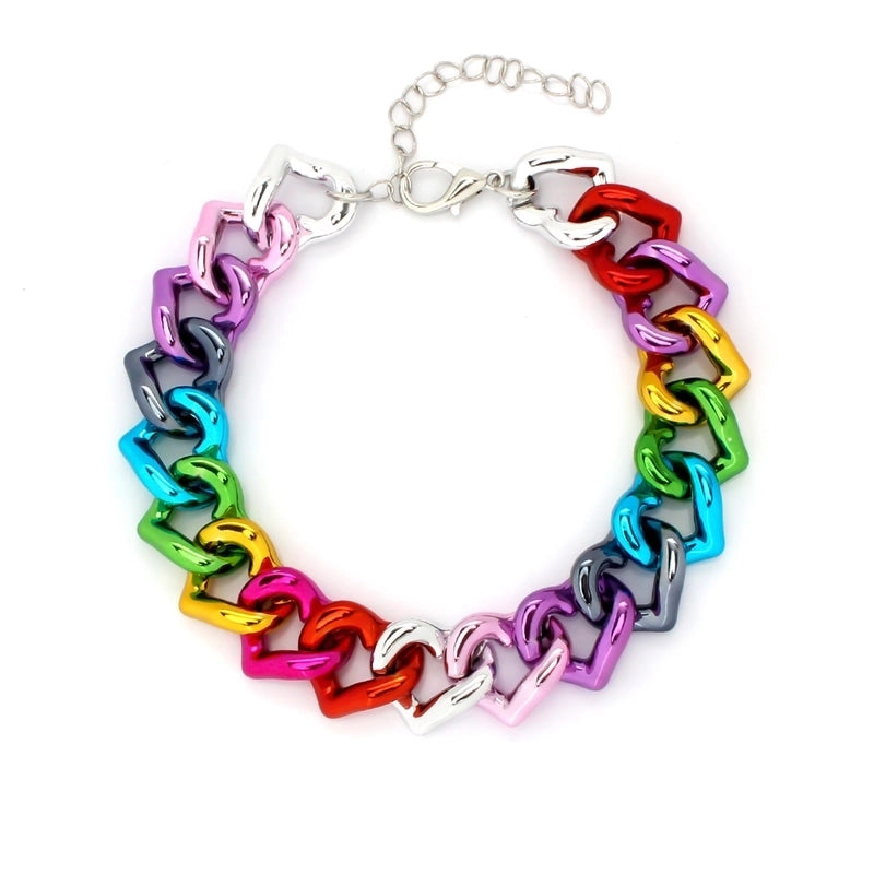 Cute Plastic Heart Shape Pet Collar