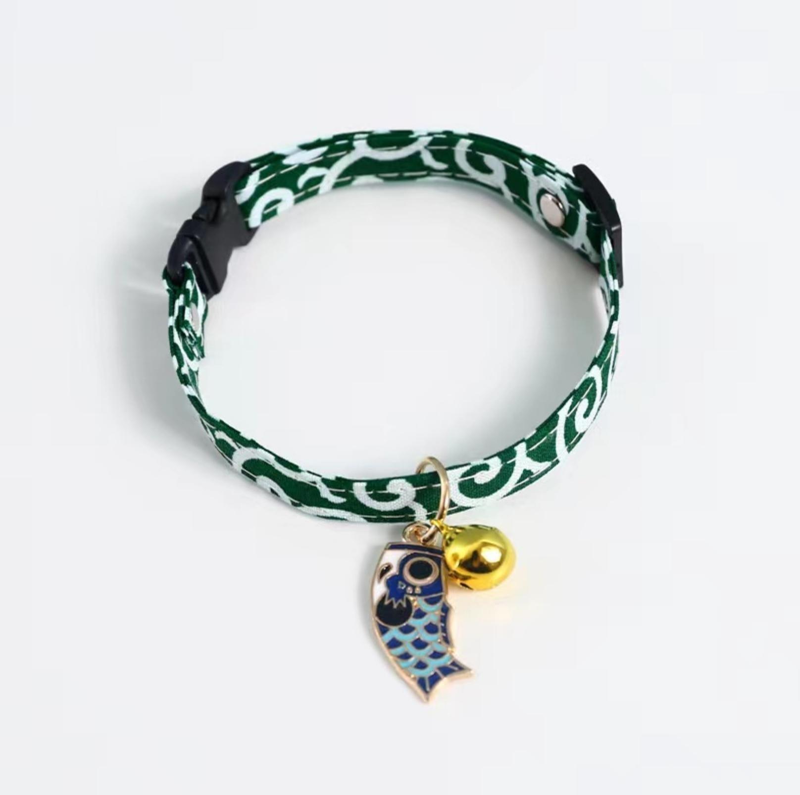 Koi Fish Pendant Adjustable Pet Collar