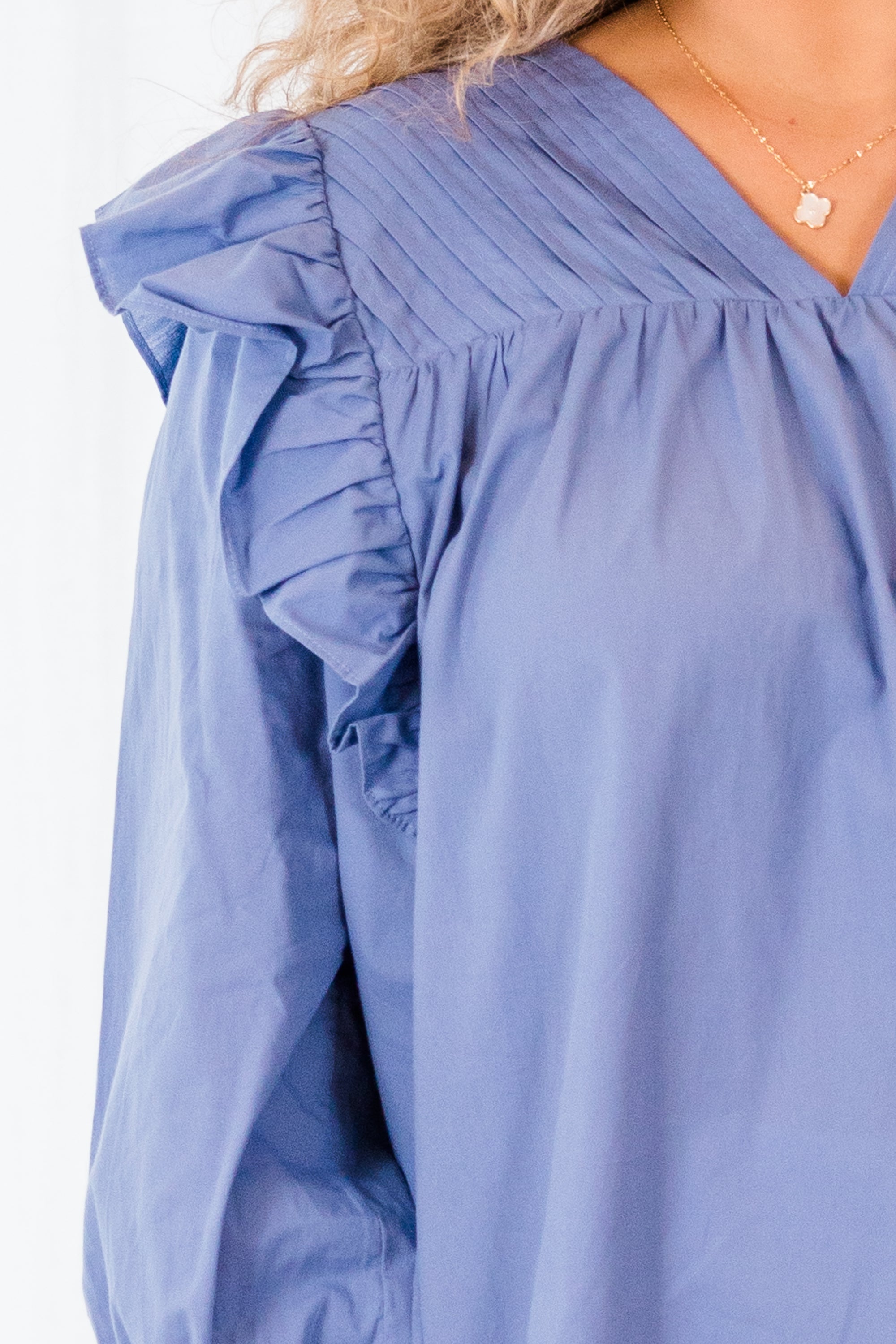 Flutter About Top. Blue