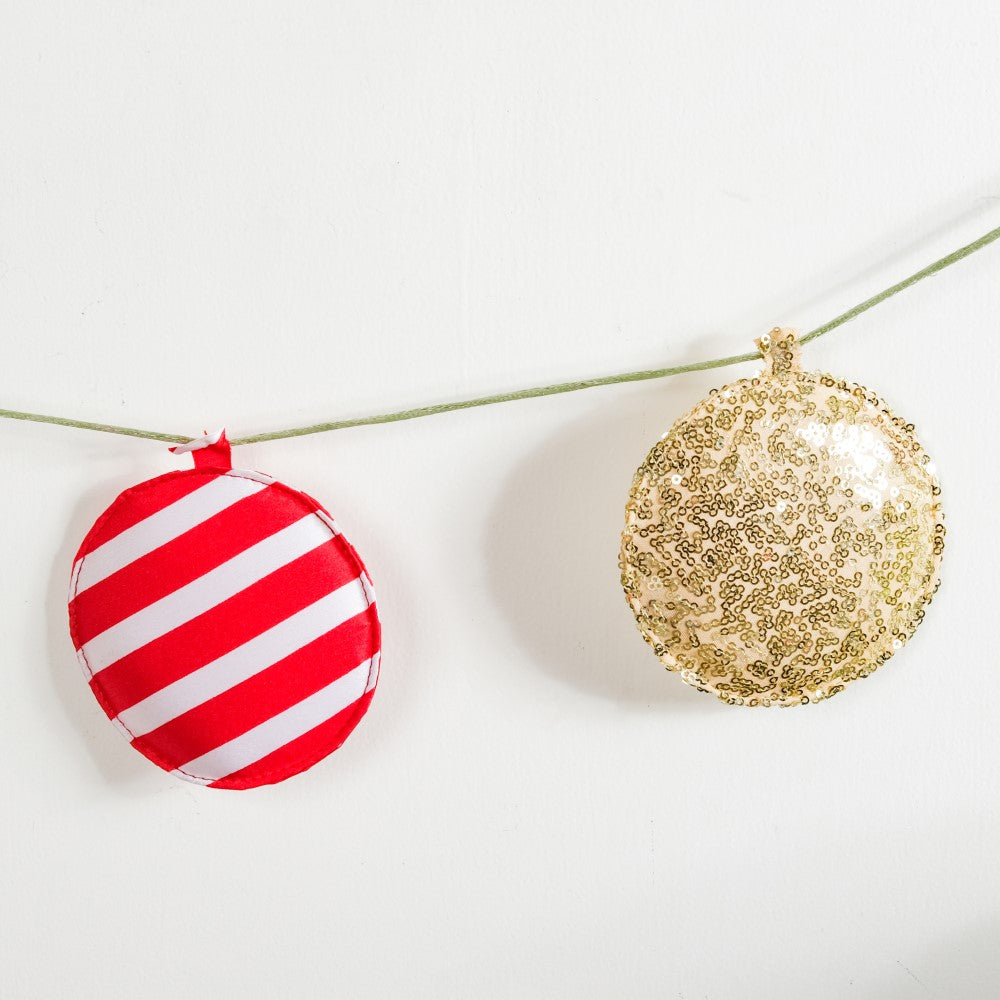 Christmas Baubles Bunting 98 Inch