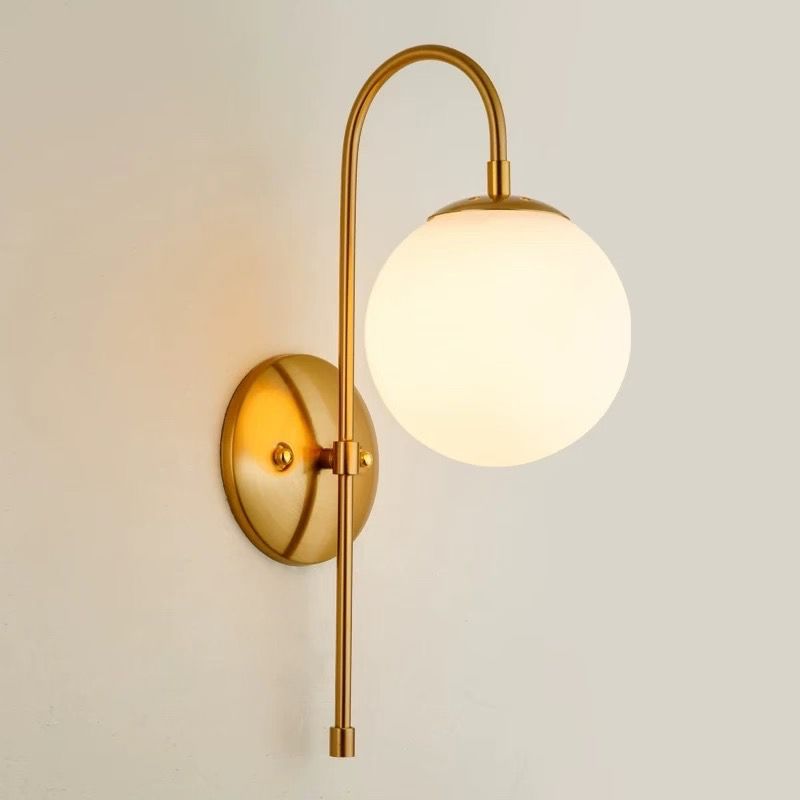 Modern Globe Wall Sconce