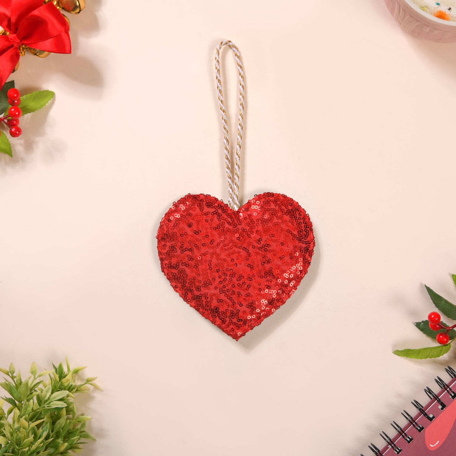 Hearts Wall Hanging Ornaments Set of 3