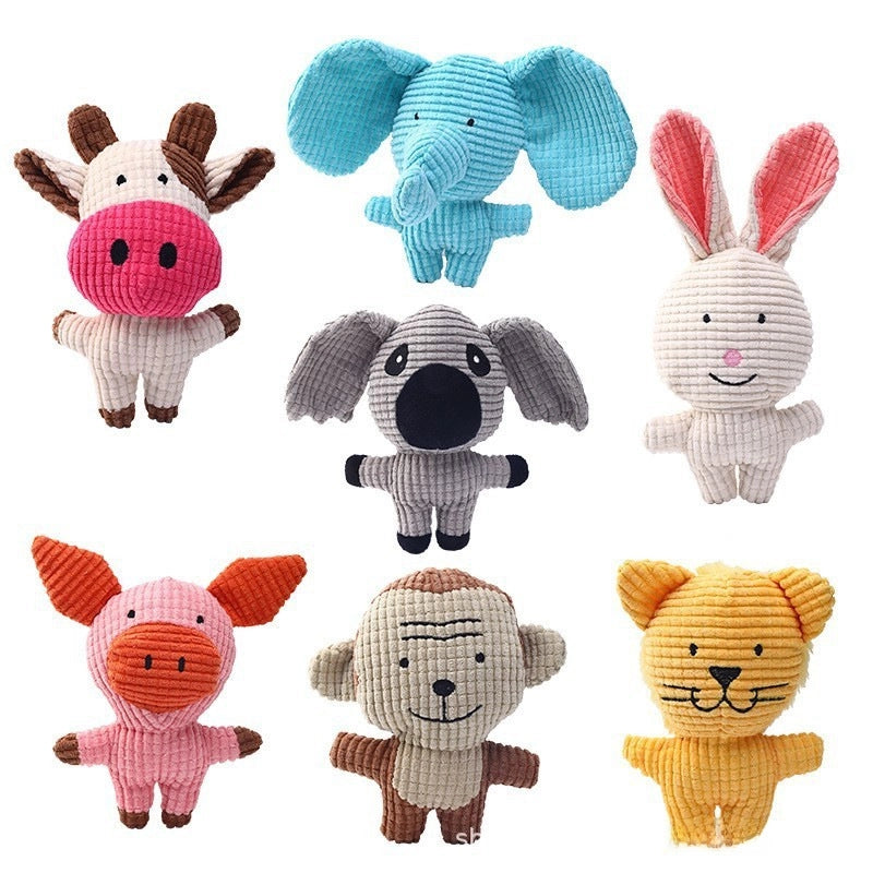 Pet Voice Plush Toy Banana Chicken Leg Venting Cat Dog Plush Voice Toy Pet Gift Pack Set Toy