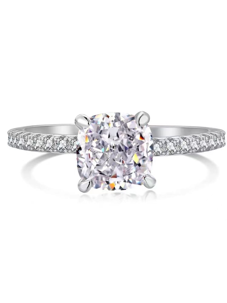925 Sterling Silver Cubic Zirconia Band Ring