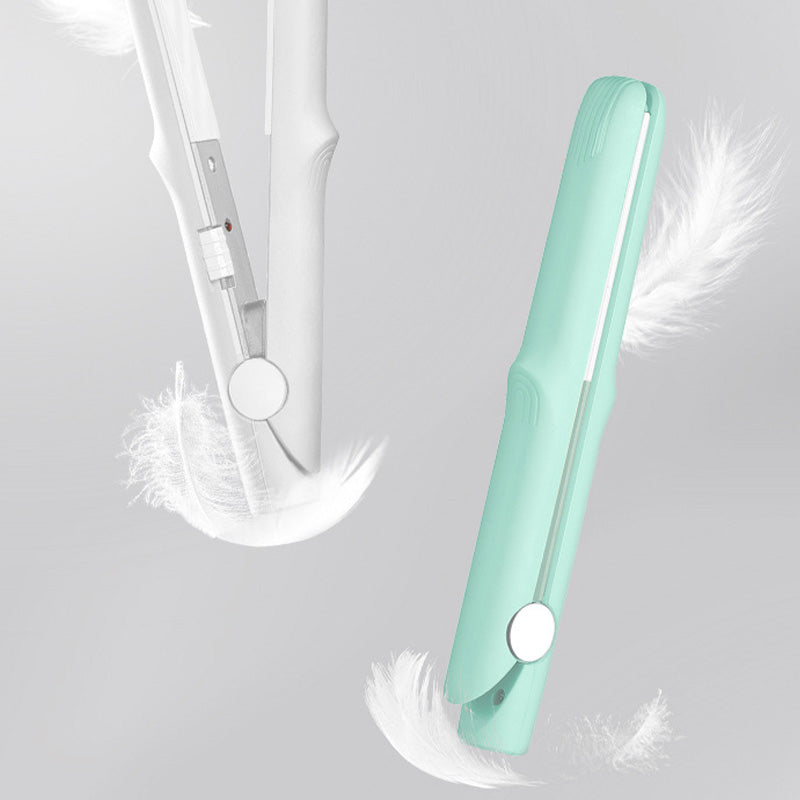 2-in-1 Mini Curling Wand & Flat Iron Hair Straightener50% OFF