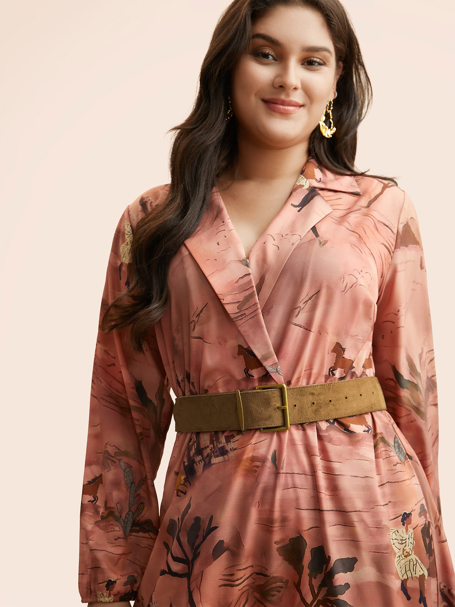 Vintage Metal Buckle Belt