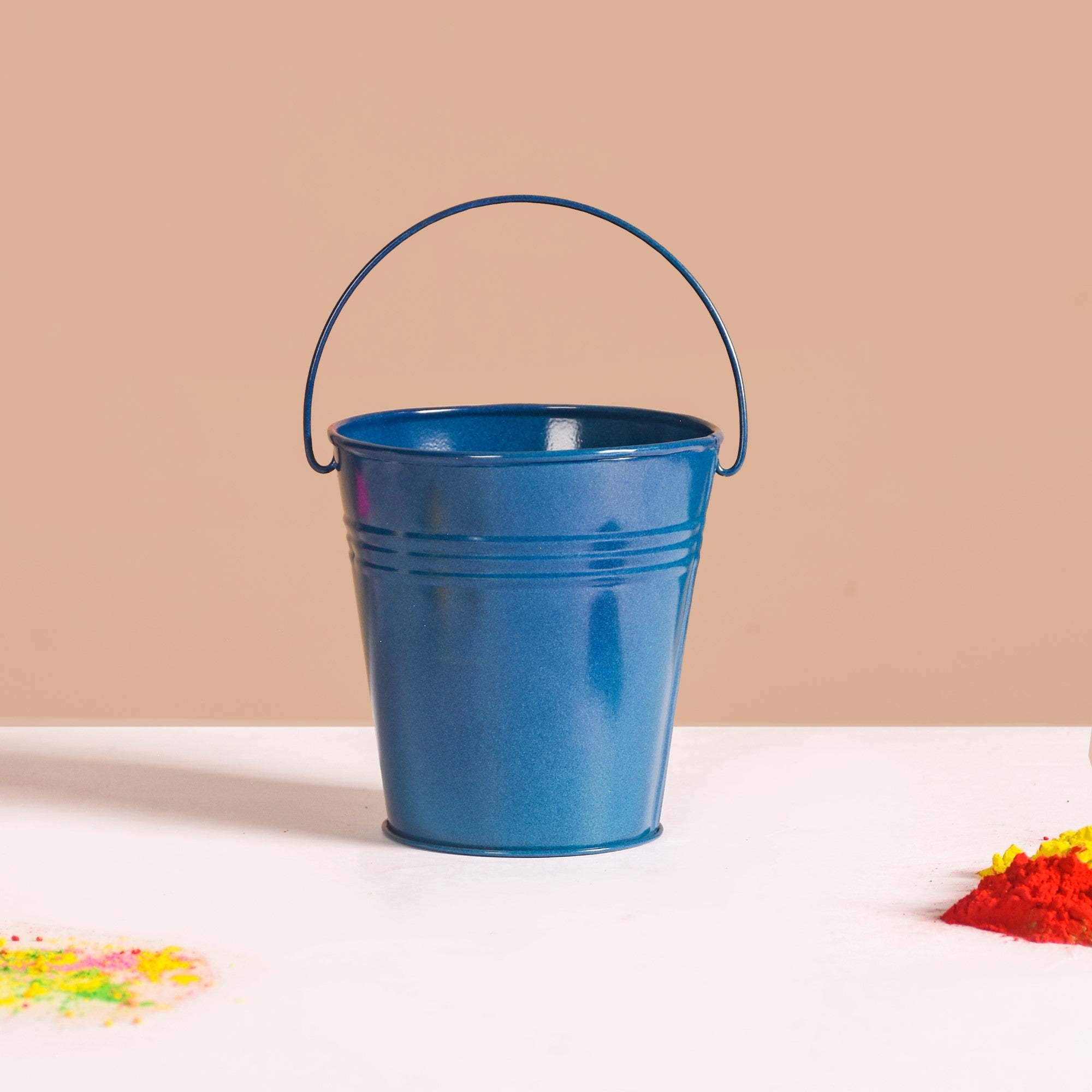 Colourful Metal Bucket Set Of 3