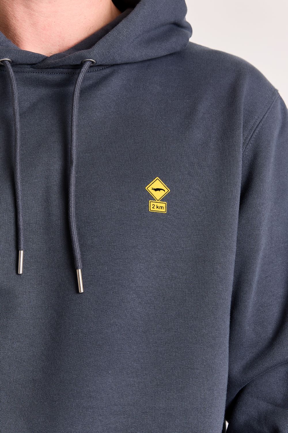 hoodie / warning sign