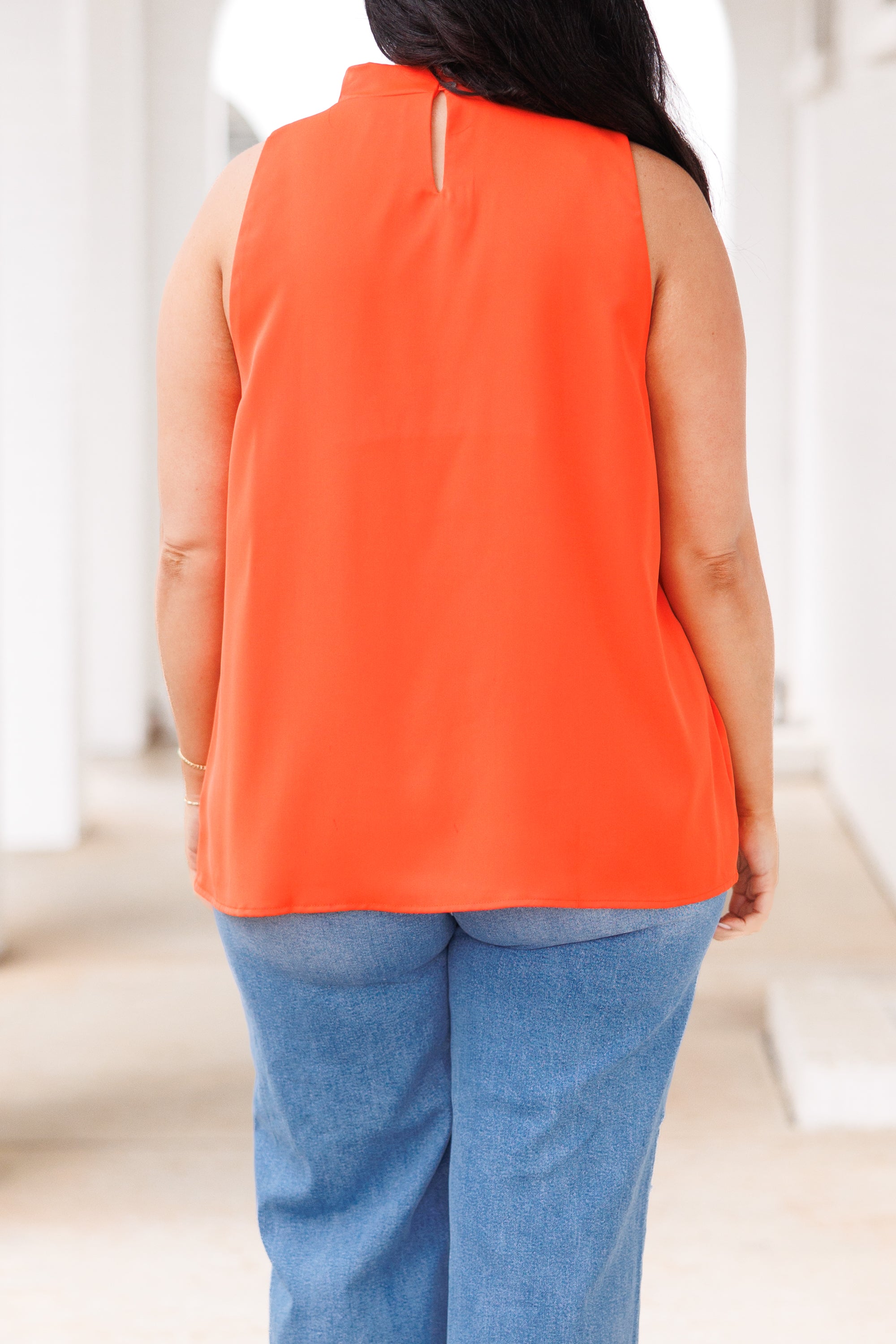 Even Better Times Top. Orange