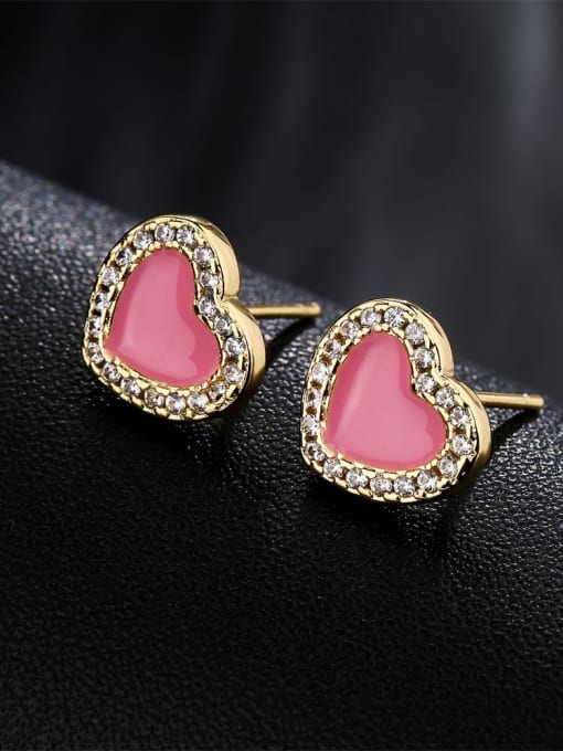 Heart Stud Earrings