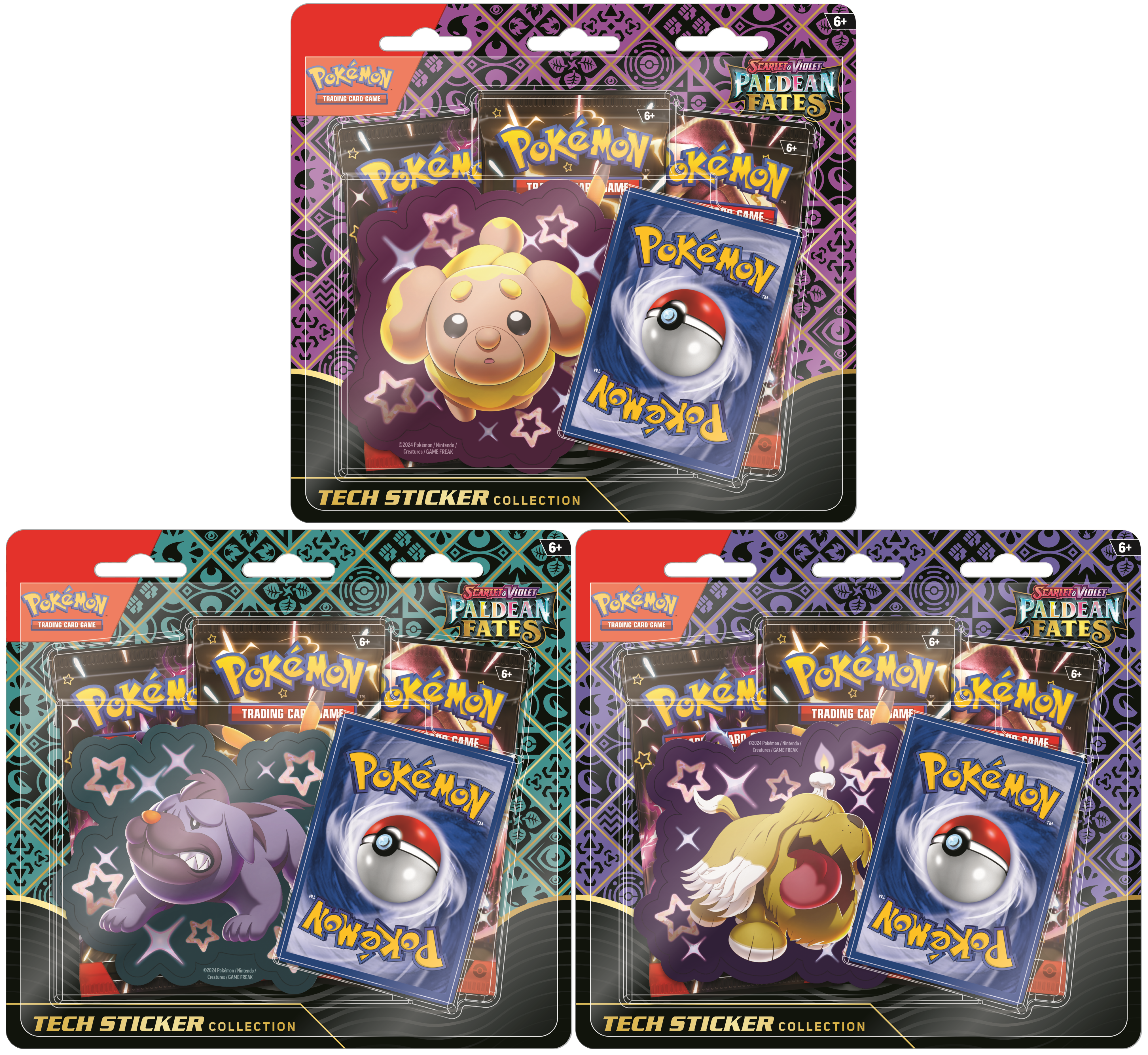 Pokemon: Scarlet & Violet - Paldean Fates Tech Sticker Collection Combo