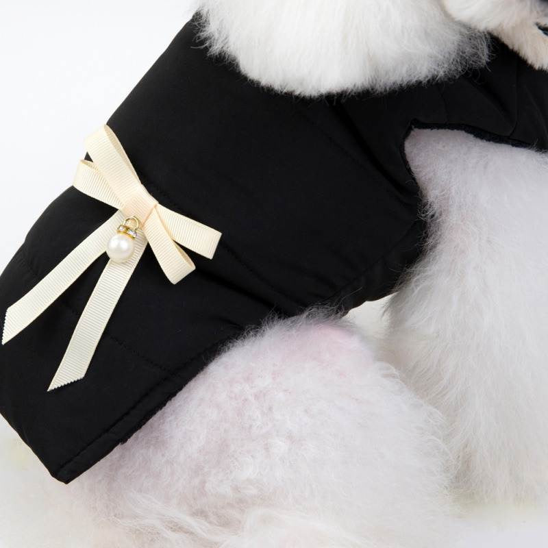 Bowknot Thicken Dog Jacket