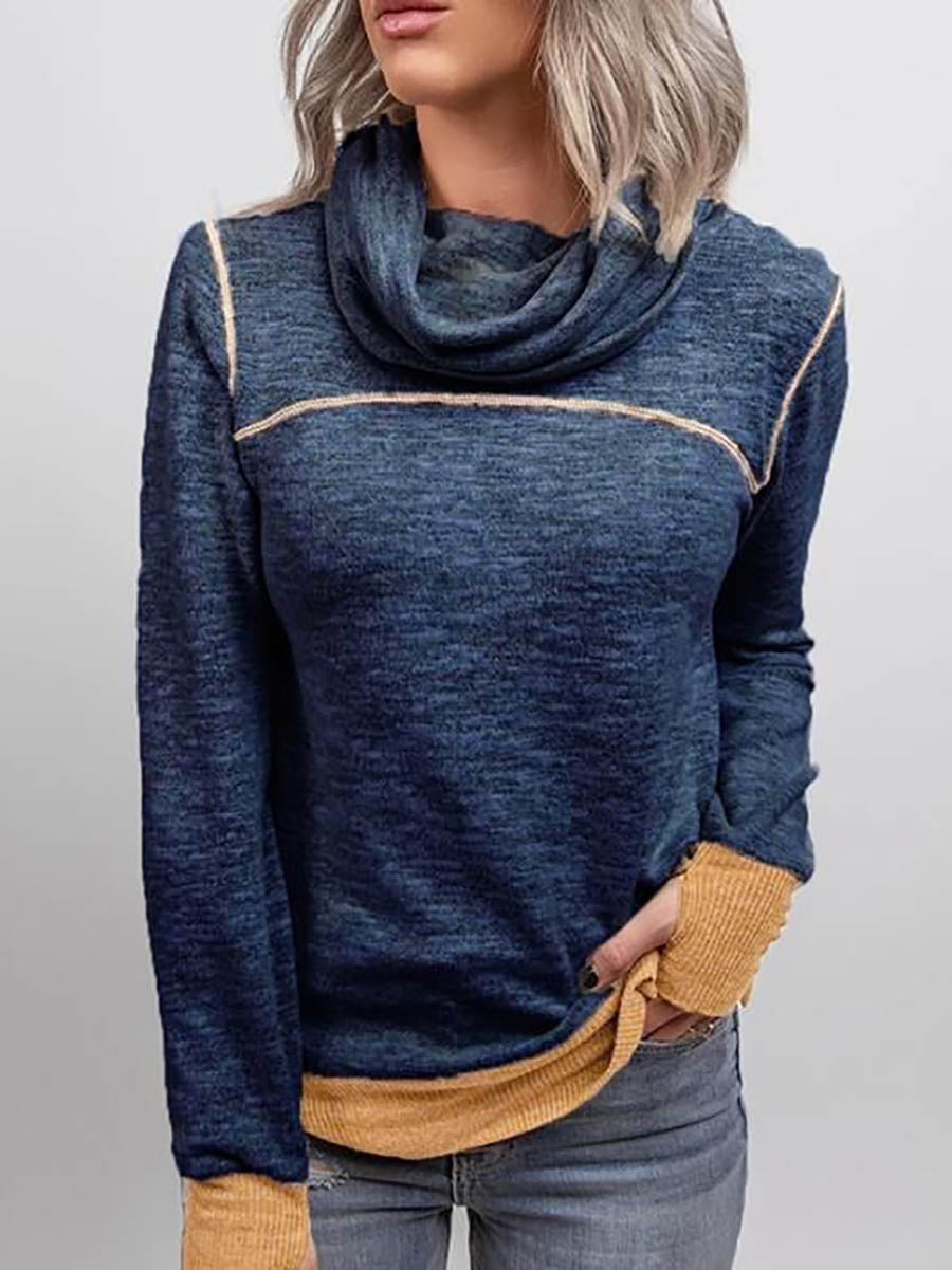 Piled Collar Sweatshirt