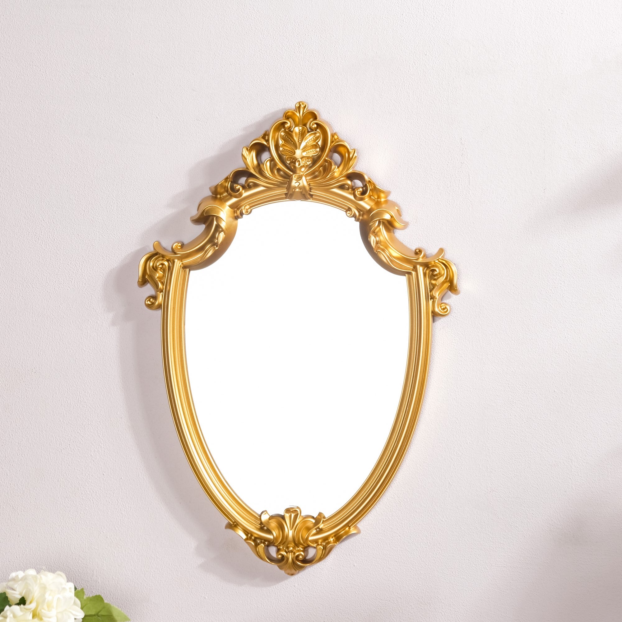 Decorative Gilded Wall Mirror Gold