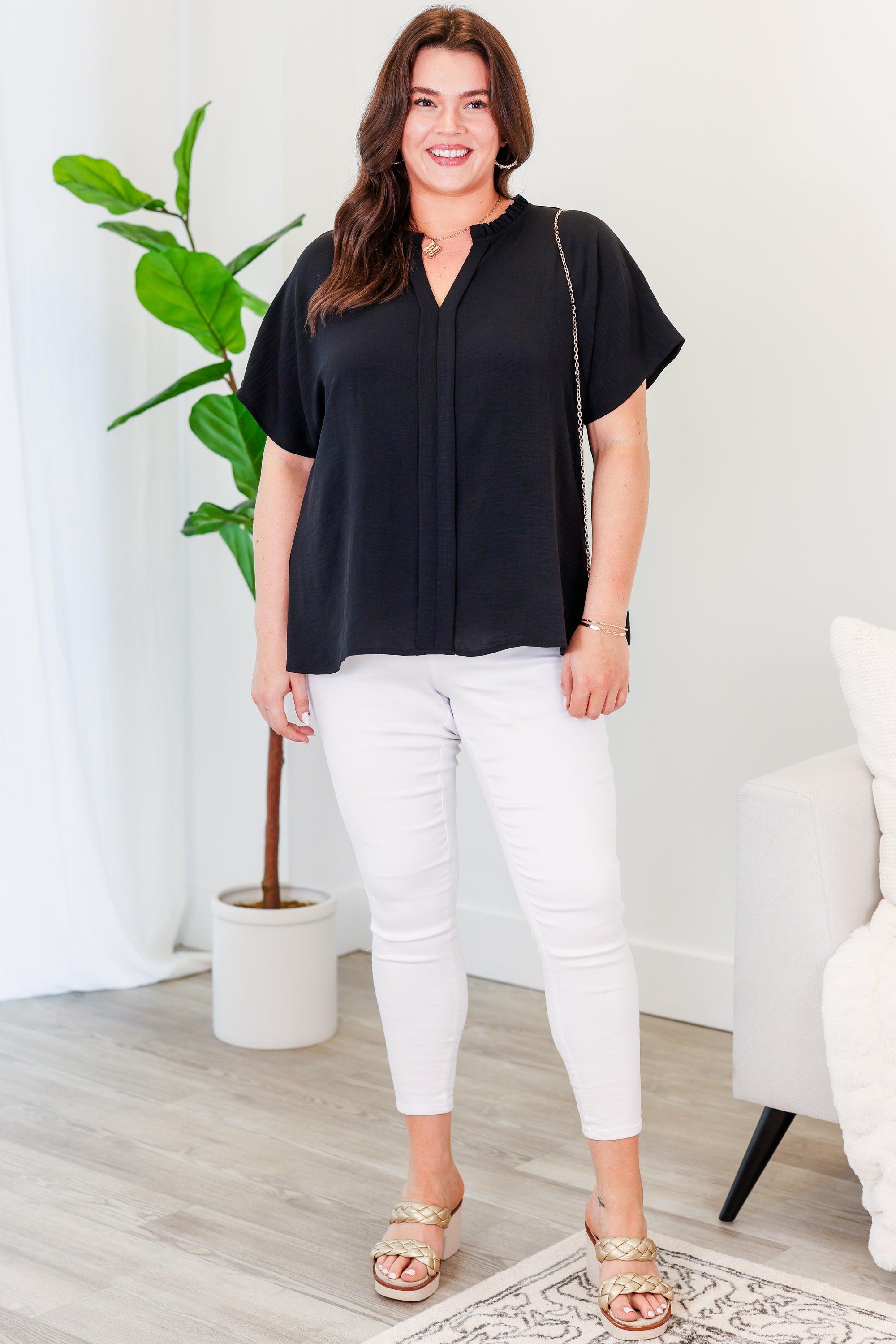 Our Palace Top. Black