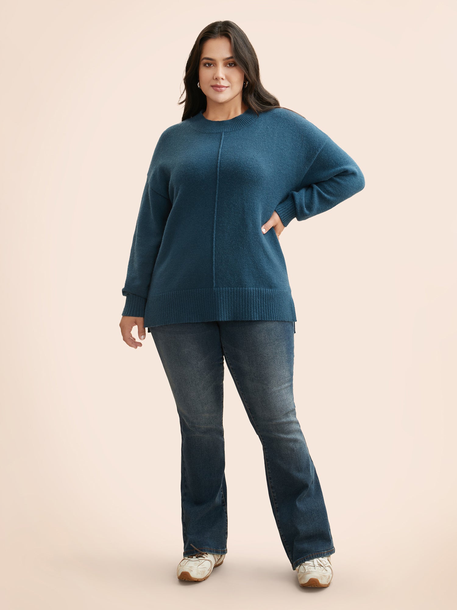 Supersoft Essentials Split Wool Pullover