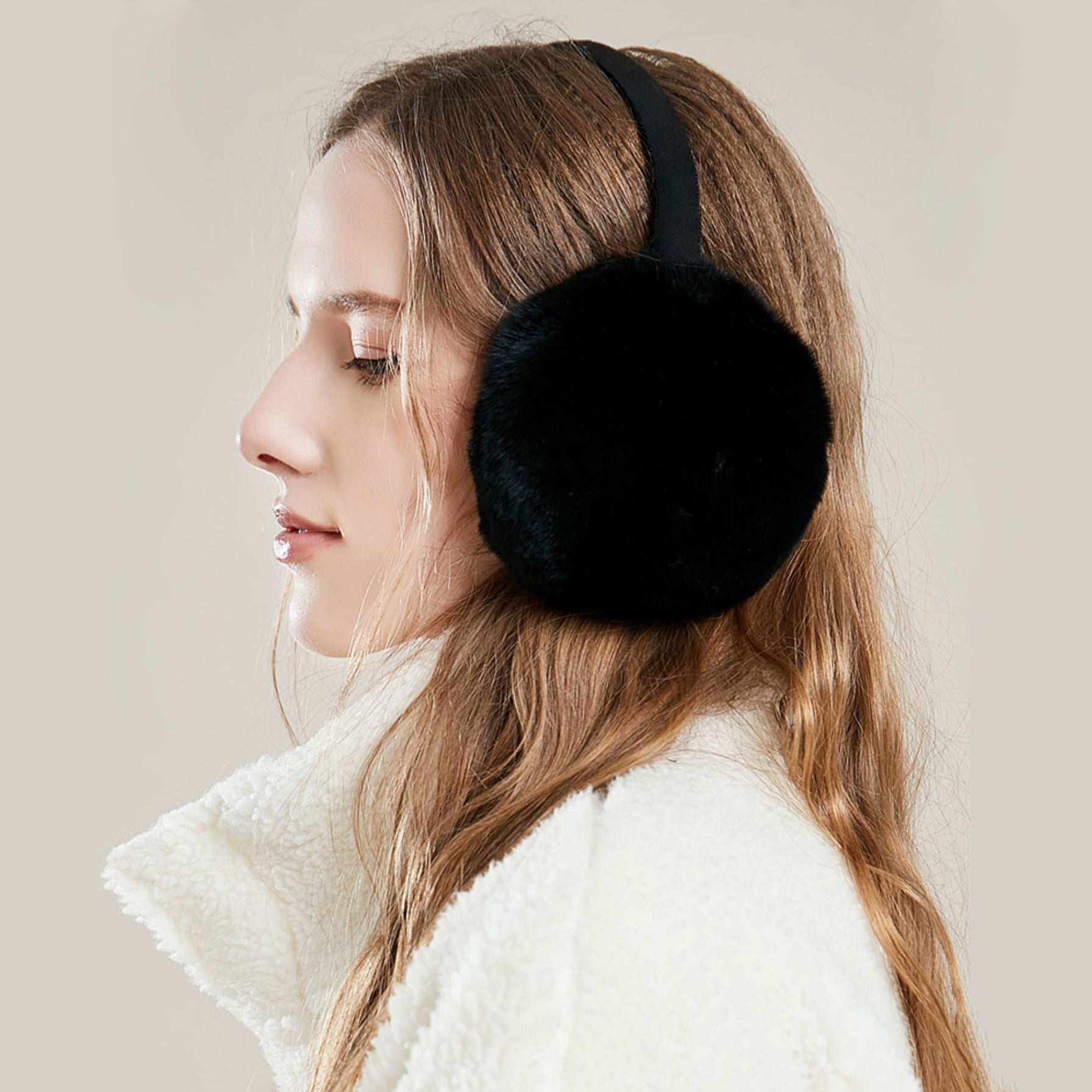 Solid Color Plush Earmuffs