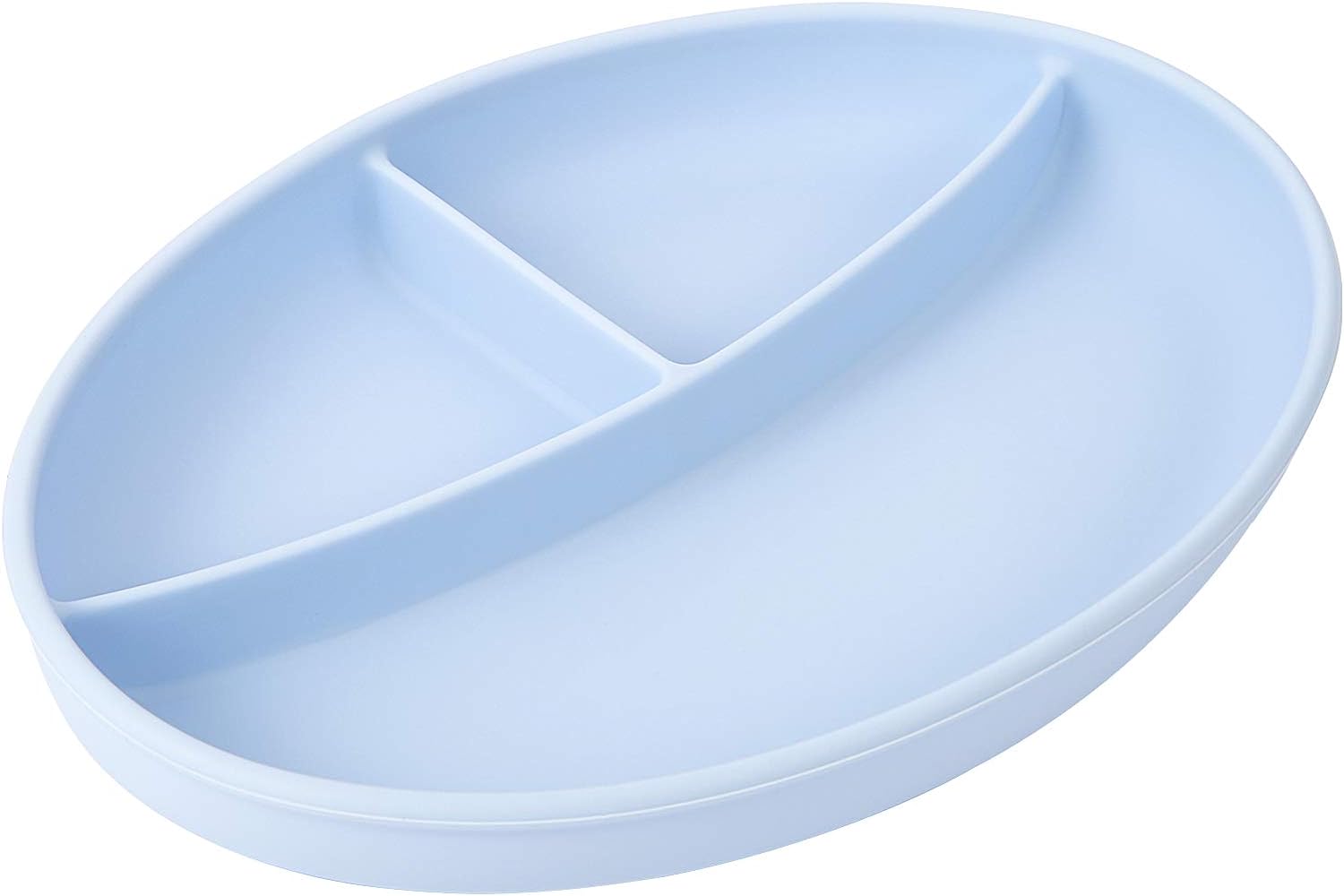Silicone Suction Plates For Baby. Kids And Baby Divided Plate For Food. Baby Food Plate
