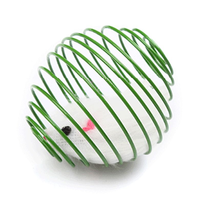 Interactive Colorful Cat Coil