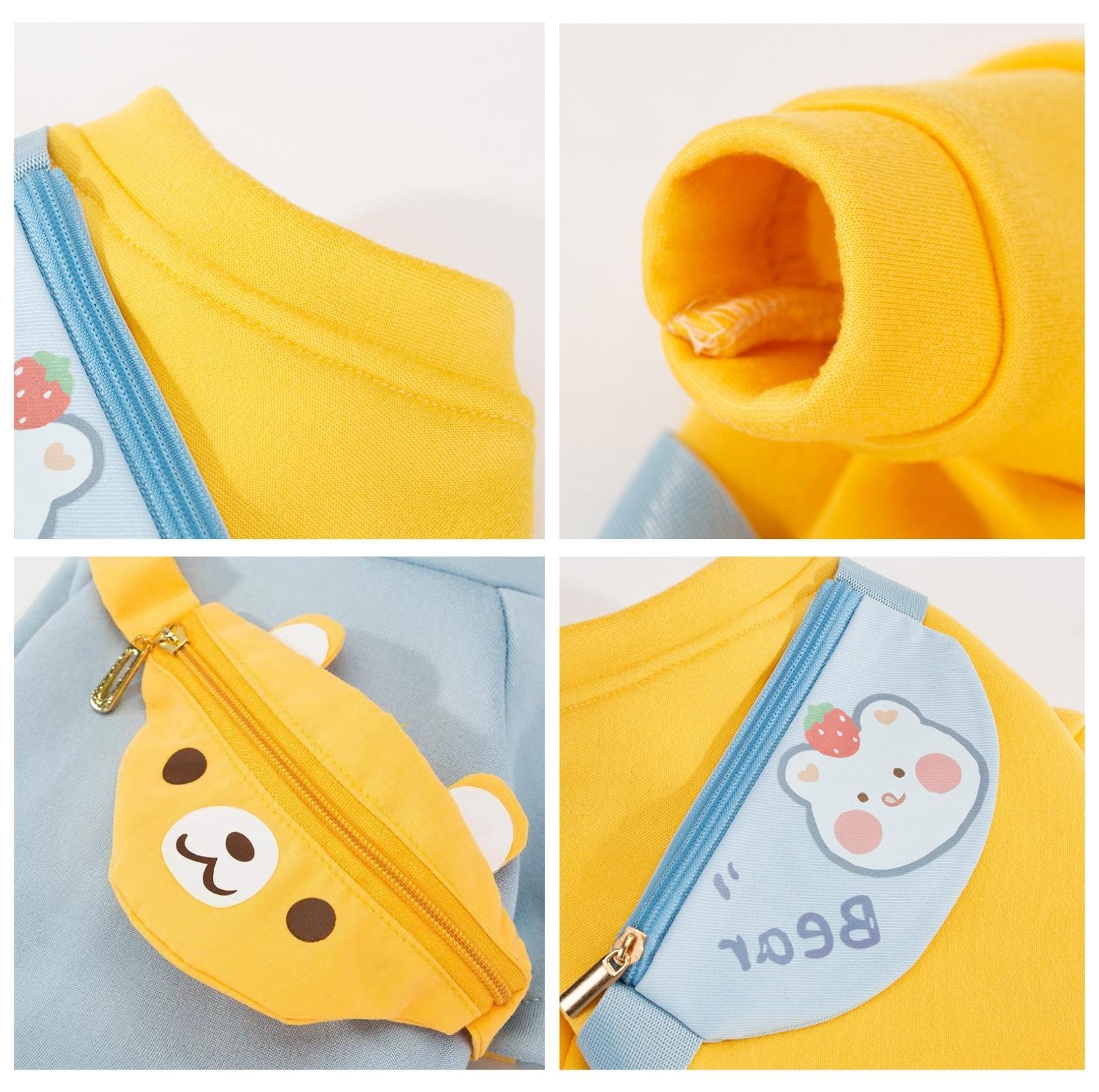 Warm and Fashionable Pet Sweater with Crossbody Bag