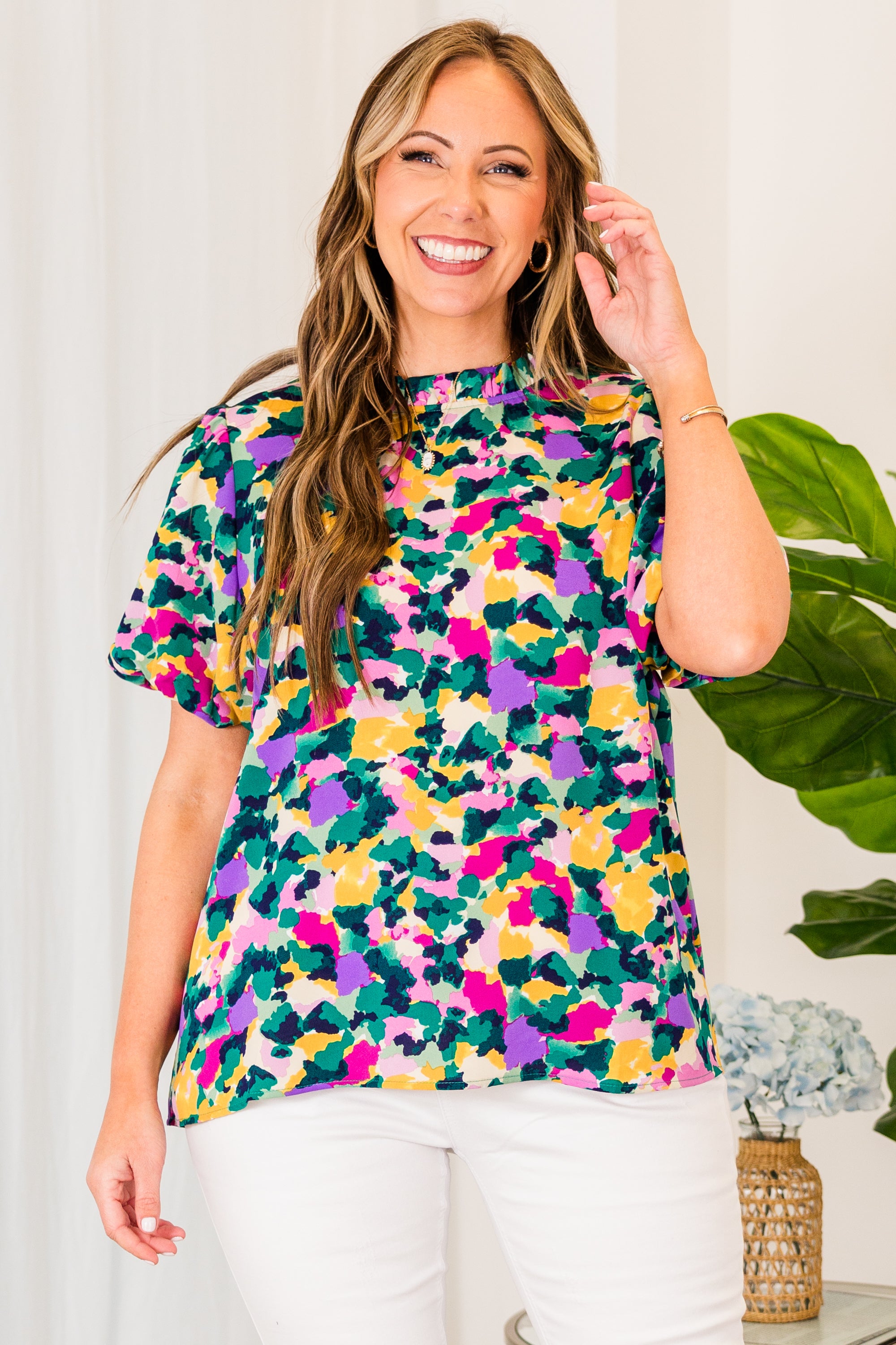 Open To Your Thoughts Top. Purple